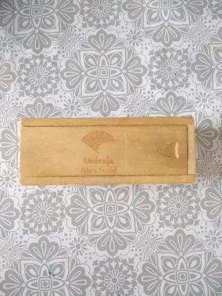 Juego de dominó de madera años 90