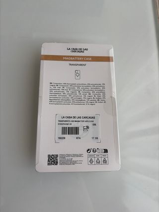 Funda MagSafe iPhone XR Transparente