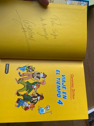 VIAJE EN EL TIEMPO 4 Geronimo Stilton Tapa dura