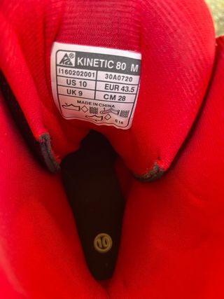 Patines K2 Kinetic 80 Negro/Rojo