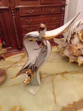 Figura porcelana vintage Galos