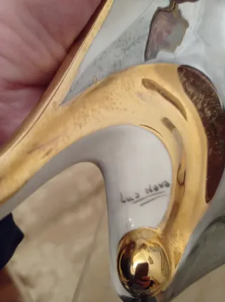 Figura porcelana vintage Galos