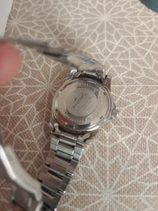 Reloj Lotus Multifunción Azul y Plateado