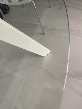 Mesa redonda cristal 120cm