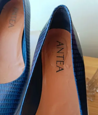 Zapatos Vestir Mujer Azul  ocasiones especiale