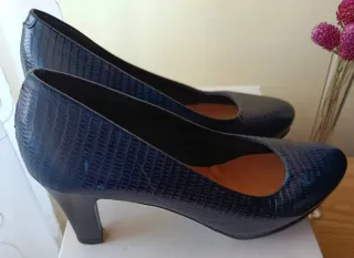Zapatos Vestir Mujer Azul  ocasiones especiale