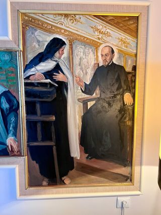 Pintura al óleo de figuras históricas, Borgia