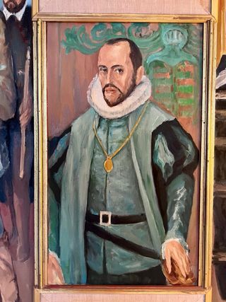 Pintura al óleo de figuras históricas, Borgia