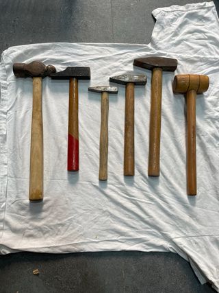 Lote de 6 martillos variados