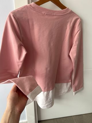 Sudadera Natural Collection Rosa Talla S