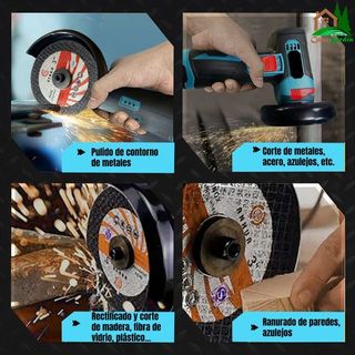 Mini Amoladora 18V + 2 Baterías