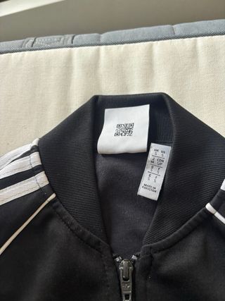 Sudadera Adidas Negra Cremallera