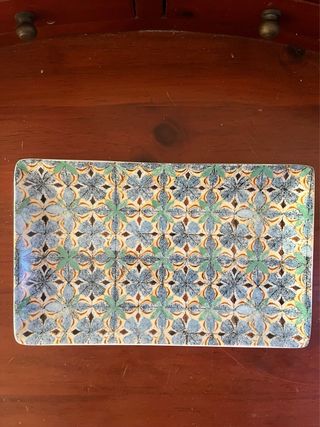 Lote 2 bandejas cerámica.