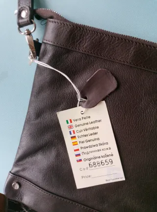 Pochette Kristy X. Vera Pelle Marrone