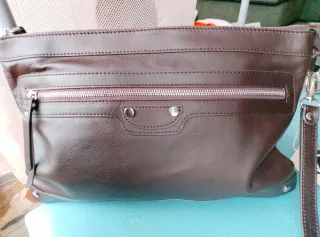 Pochette Kristy X. Vera Pelle Marrone