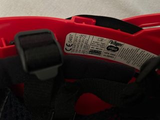 Casco Bombero Dräger Rojo con Gafas