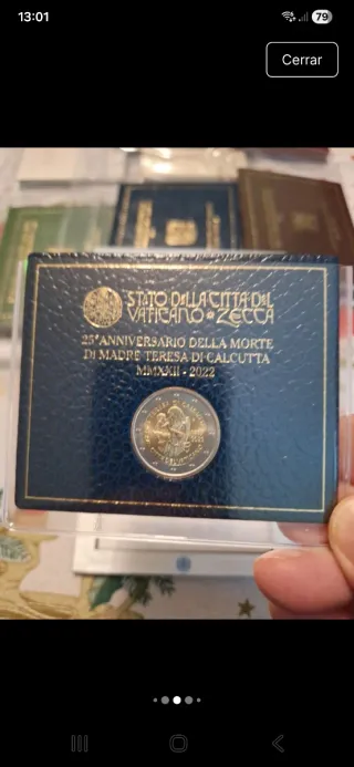 Vaticano 2022 2€ Conmemorativos (Teresa de Calcuta