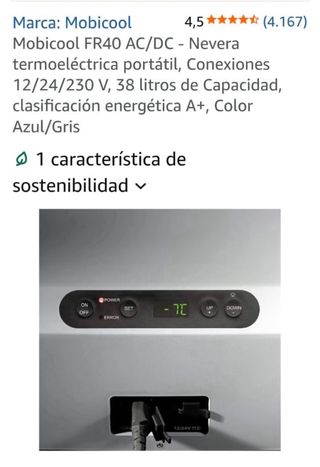 Nevera camper mobicool