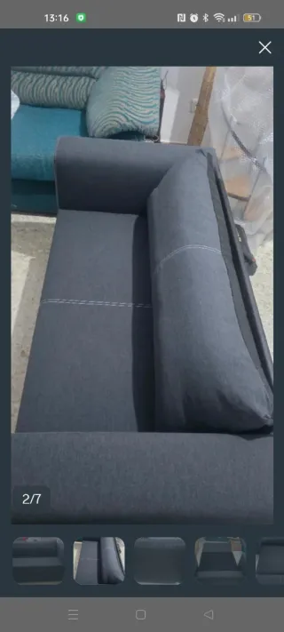 Divano letto IKEA 2 posti grigio