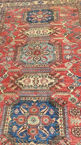 Tappeto in Lana Design Geometrico Vintage