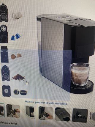 Cafetera Princess Multicápsula 5 en 1