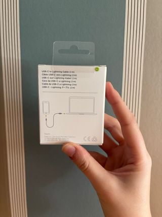 Cable USB-C a Lightning 2m para iphone