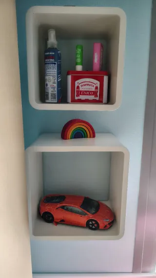 Estantería Cubo Blanca Libros Infantil