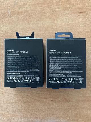 2x Samsung Portable SSD T7 Shield 4TB
