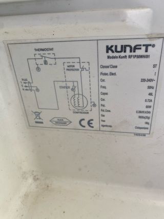 Frigorífico Mini Bajo Encimera Bajo Consum