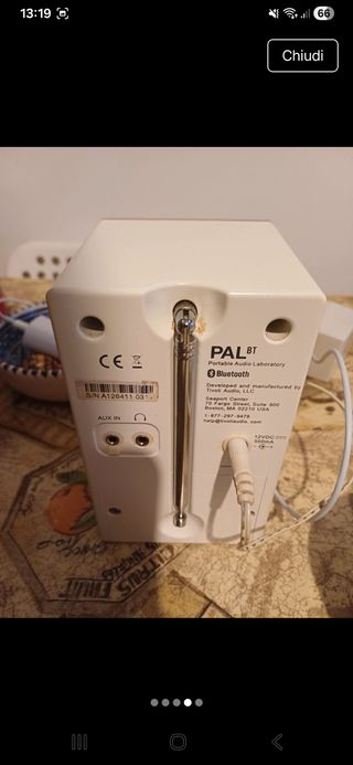 Radio Tivoli Audio PAL BT Rossa