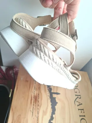 Sandalias Bio-Ats Beige Talla 39