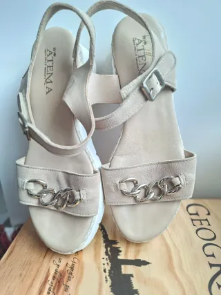 Sandalias Bio-Ats Beige Talla 39