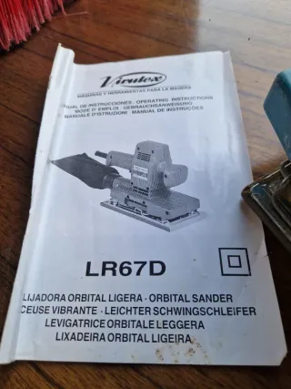 Lijadora Orbital Ligera Virutex LR67D PARA PIEZAS
