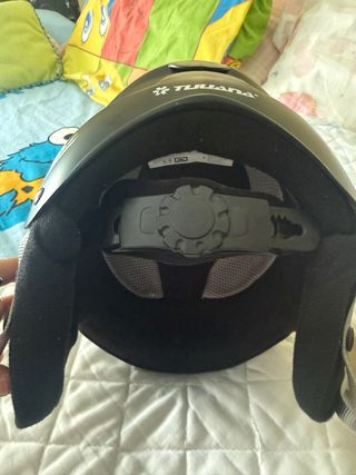 Casco de esquí negro TIJUANA