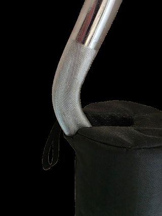 Barra Olímpica Curvada Cromada 5.1cm