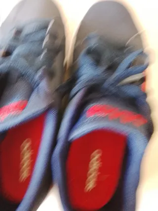 Zapatillas Adidas Azul y Rojo