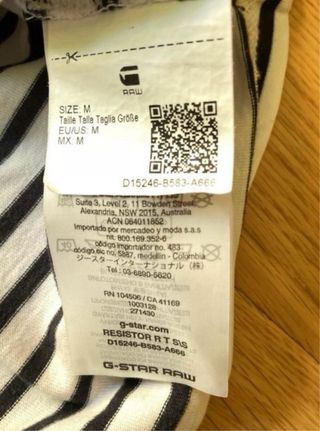 Camiseta manga corta de hombre de G-Star Raw (M)