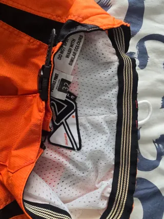 Pantalón y Camiseta Cross/Enduro Naranja/Negro