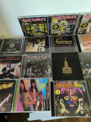 CDs Hard Rock y Heavy Bon Jovi, Thin Lizzy, 10€ ud