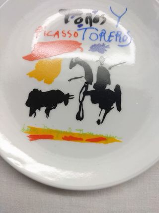 Prato Decorativo Picasso Toros y Toreros