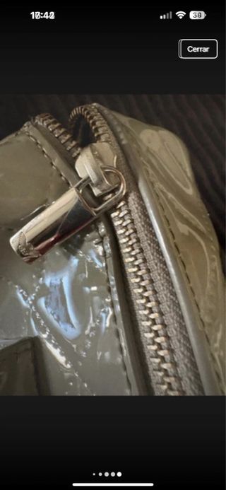 Bolso Armani Jeans Gris Charol