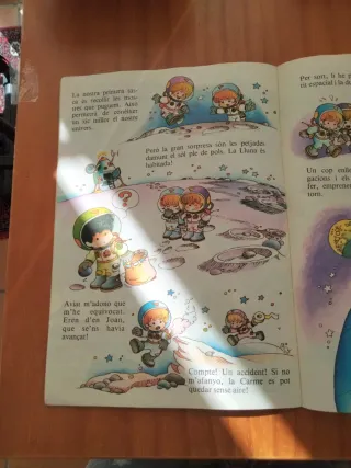 Cuento en catalán vintage Jo seré astronauta