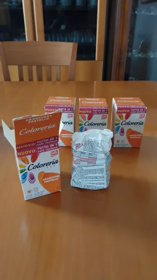 Coloreria Italiana Tinta Tessuti Arancione Pastell