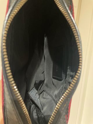 Bolso Bimba y Lola Rayas Rojo y Negro