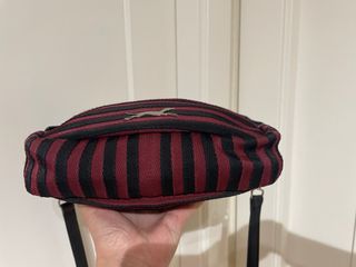 Bolso Bimba y Lola Rayas Rojo y Negro