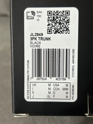 Adidas Trunk Neri M - 3 Pezzi