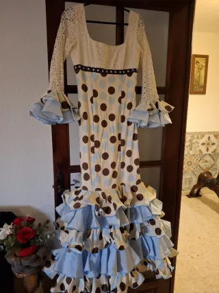 Traje de flamenca tallas 38.40.42