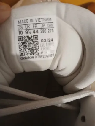 Adidas Crazy IIInfinity Talla 44 Blancas