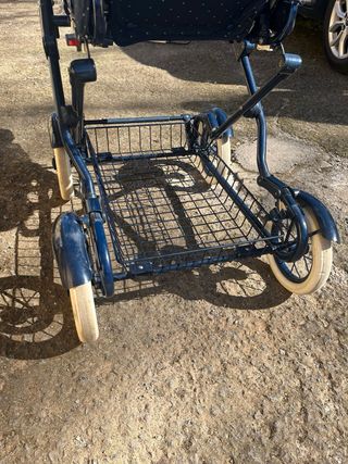 Passeggino Prenatal blu con copertura + Ovetto