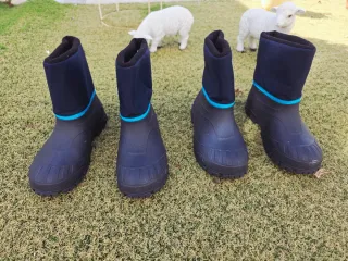 Conjunto esquí niña pantalón chaquetón botas guant